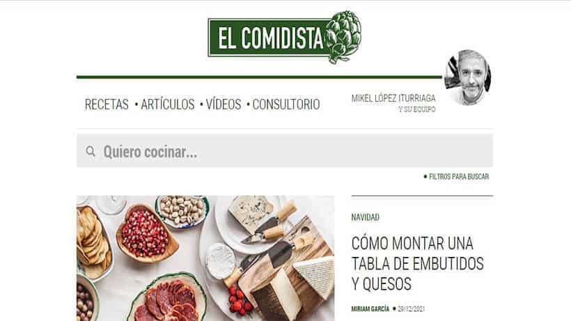 mejores blogs de gastronomia gastronomicos cocina recetas caseras elcomidista
